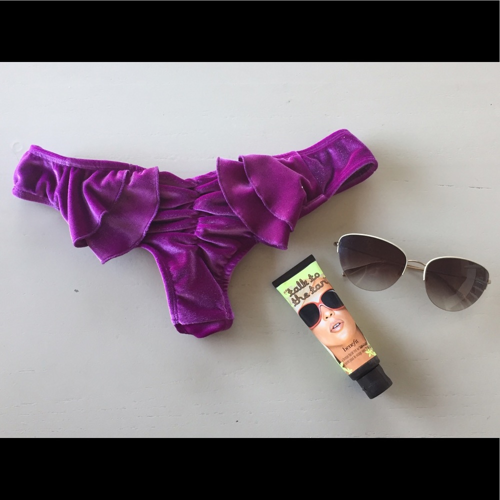 Tyler Rose Swimwear Ruffle Bikini Bottoms